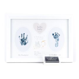 Hello Baby Handprint Frame -Christening/Welcome to the World