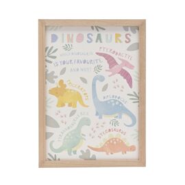 Petit Cheri Dinosaur Plaque - Dinosaur Names