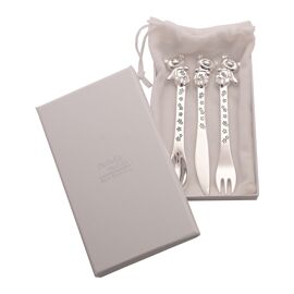 Twinkle Twinkle Silverplated 3pc Cutlery Set