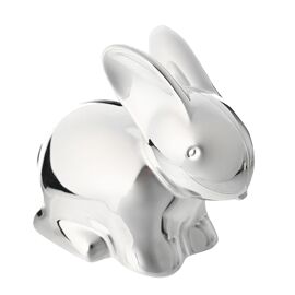 Bambino Silver Plated Rabbit Money Box
