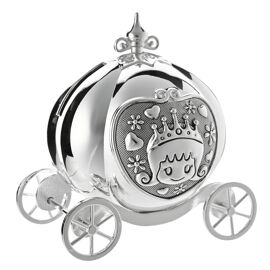 Bambino Silver Plated Money Box -  Coach