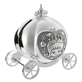 Bambino Silver Plated Money Box -  Coach