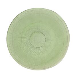 Recycled Glass Dinner Plate Green 28cm