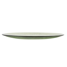 Recycled Glass Dinner Plate Green 28cm