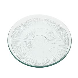 Recycled Glass Side Plate Clear 20cm