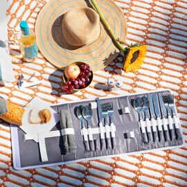 Country Living 4-Person Cutlery Picnic set