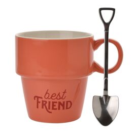 Country Living Gardener's Mug - Orange "Best Friend"