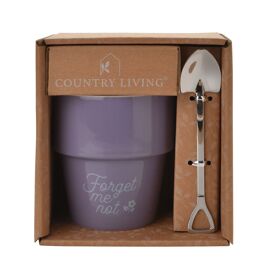 Country Living Gardener's Mug - Purple "Forget Me Not"