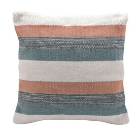 Country Living Gewebtes Outdoor-Kissen mit Streifenmuster – 45 cm x 45 cm