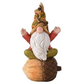 Country Living Outdoor Autumnal Gonk Sat On An Acorn