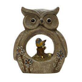 Country Living Owl Solar Light