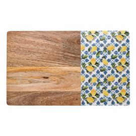 Country Living Mango Wood Chopping Board 41cms - Lemons