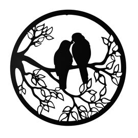 Country Living Metal Wall Art 60cm - Birds