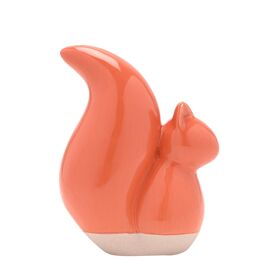 Country Living Orange Ceramic Squirrel - 15.5cm