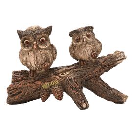 Country Living 2 Owls On A Branch