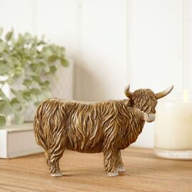 Country Living Highland Cow Figurine