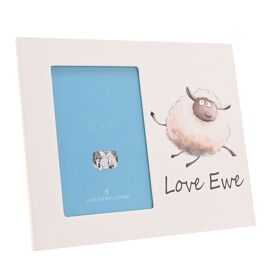 **MULTI 3** The Funny Farm Photo Frame 6" x 4" - "Love Ewe"