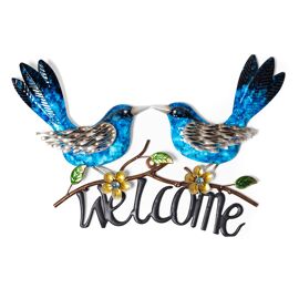 **MULTI 2** Country Living Metal Double Bird Welcome Sign
