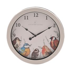 Country Living Outdoor Clock - Garden Birds 21 cm