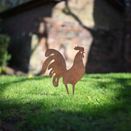 **MULTI 3** Garden/Lawn Silhouette Proud Cockerel