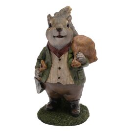 Country Living Suited Squirrel Figurine