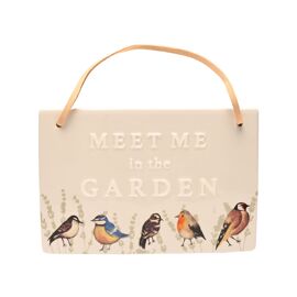 **MULTI 2** Country Living Garden Birds Plaque
