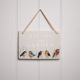**MULTI 2** Country Living Garden Birds Plaque