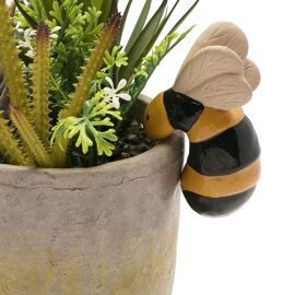 **MULTI 4** Country Living Decorative Plant Pot Friend - Bee