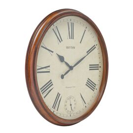 Rhythm Westminster Chime Solid Wood Wall Clock 50cm