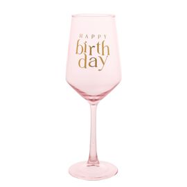 Confetti Weinglas - Alles Gute zum Geburtstag