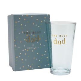 Confetti Beer Glass - The Best Dad