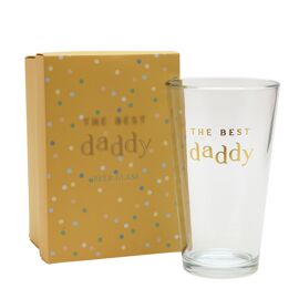 Confetti Beer Glass - The Best Daddy
