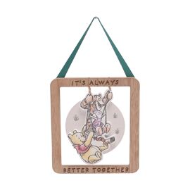 **MULTI 3** Disney Winnie The Pooh 'It's Always Better Together' Hanging Plaque