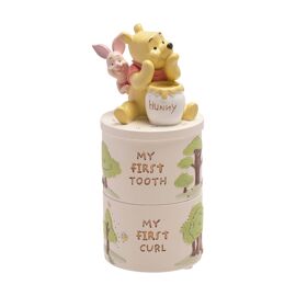 Disney Winnie The Pooh Resin Tooth And Curl Trinket Box Set