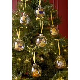 Disney Set of 7 Baubles - Beauty & The Beast