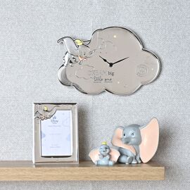 Disney Silver Dumbo Wall Clock