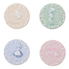 Disney Alice im Wunderland Untersetzer-Set, 4 Stück