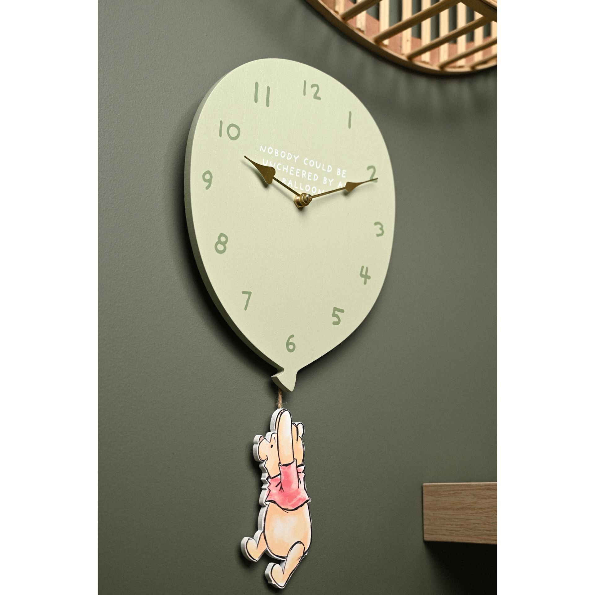 Disney Winnie The Pooh Balloon Wall Clock | Widdop and Co.