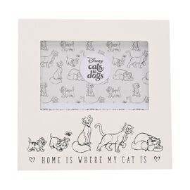 Disney Cats & Dogs Photo Frame Home Is Where My Cat Is 6" x 4"