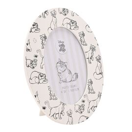 Disney Cats & Dogs Cat Print Oval Photo Frame 4" x 6"