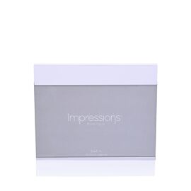 Impressions Shiny Silver Slide Photo Frame 6" x 4"