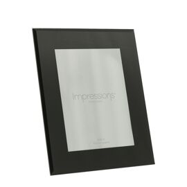 Photo Frame Black Glass Plain Design 6" x 8" *(18/24)*