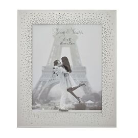Wedding Mirror Frame Starburst Crystals - 8" x 10"