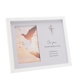 Faith & Hope Grey Frame 4" x 6" - Confirmation