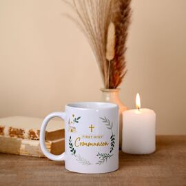 Faith & Hope White Mug - First Communion