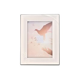 Faith & Hope Silverplated Frame 3.5" x 5" - Doves