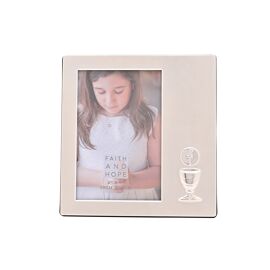 Faith & Hope Silverplated Frame 4" x 6" - 1st Holy Communion