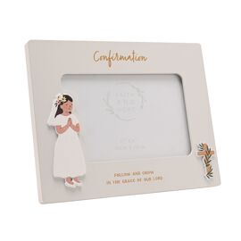 Faith & Hope Photo Frame 6'' x 4'' - Confirmation Girl