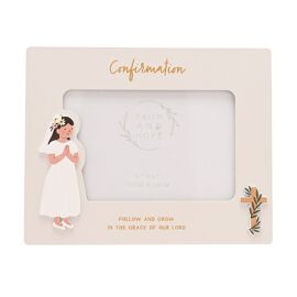 Faith & Hope Photo Frame 6'' x 4'' - Confirmation Girl
