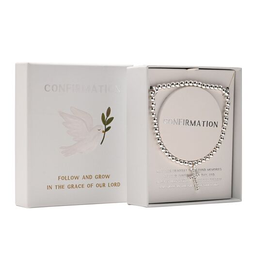 Faith & Hope Bracelet Beaded Cross - Confirmation | Widdop and Co.